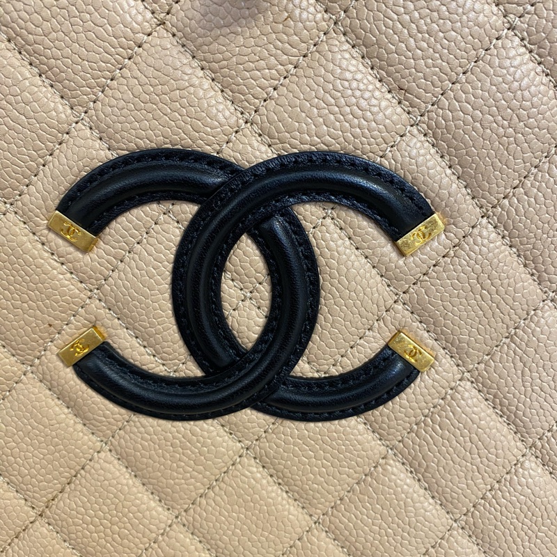 Chanel香奈兒 Vanity Case奶茶色大號相機包-1