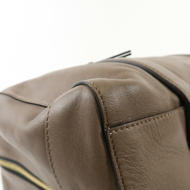 Chloe 羊皮皮革Hand Bag金扣手挽袋-10