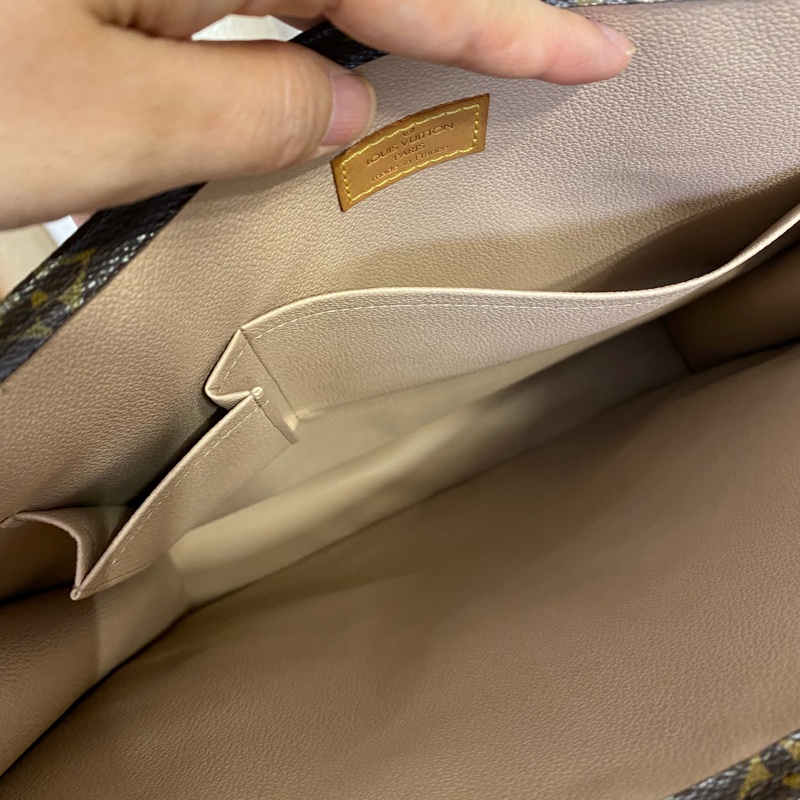 Louis Vuitton 中古款vtg 手提老花琴譜包-8