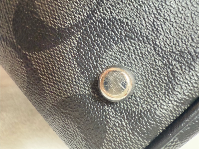 急出⭐️黑色經典款必買⭐️96新Coach手提斜背波士頓兩用包(黑灰色)-26