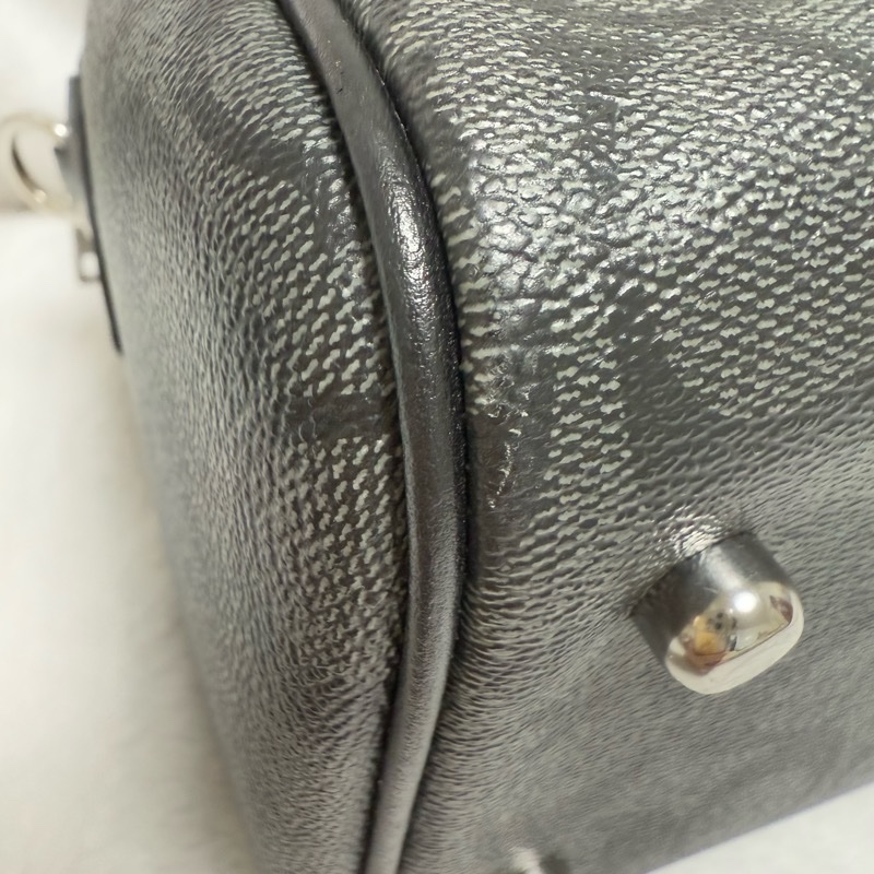 急出⭐️黑色經典款必買⭐️96新Coach手提斜背波士頓兩用包(黑灰色)-31