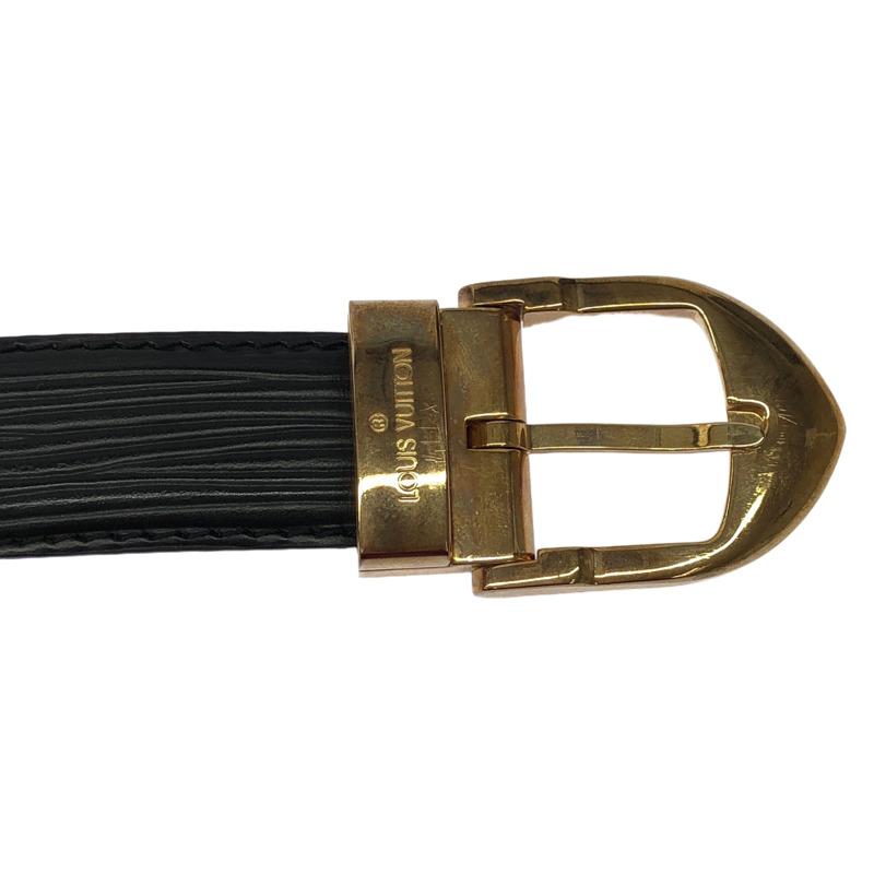 LOUIS VUITTON 皮帶 腰帶 黑色 二手 男士-3