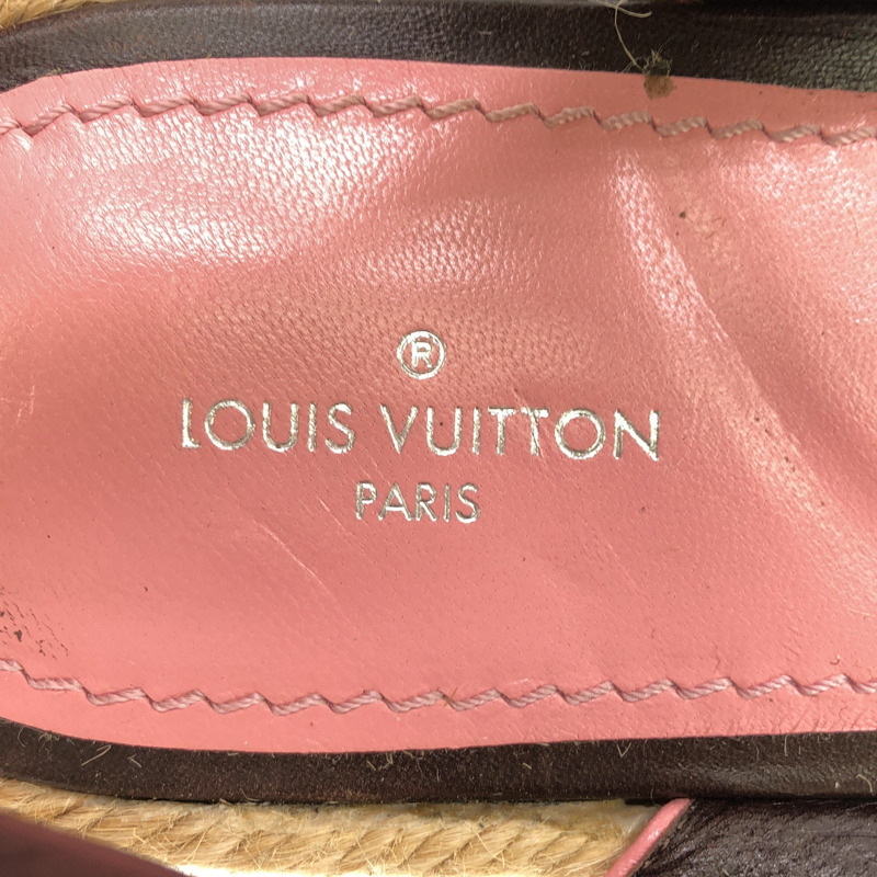路易威登 (LOUIS VUITTON) 女士粉紅涼鞋 #9.5 二手 LV-4