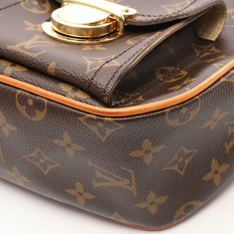 LOUIS VUITTON Hudson GM 單肩包 M40045 字母帆布 二手 女士 LV-5