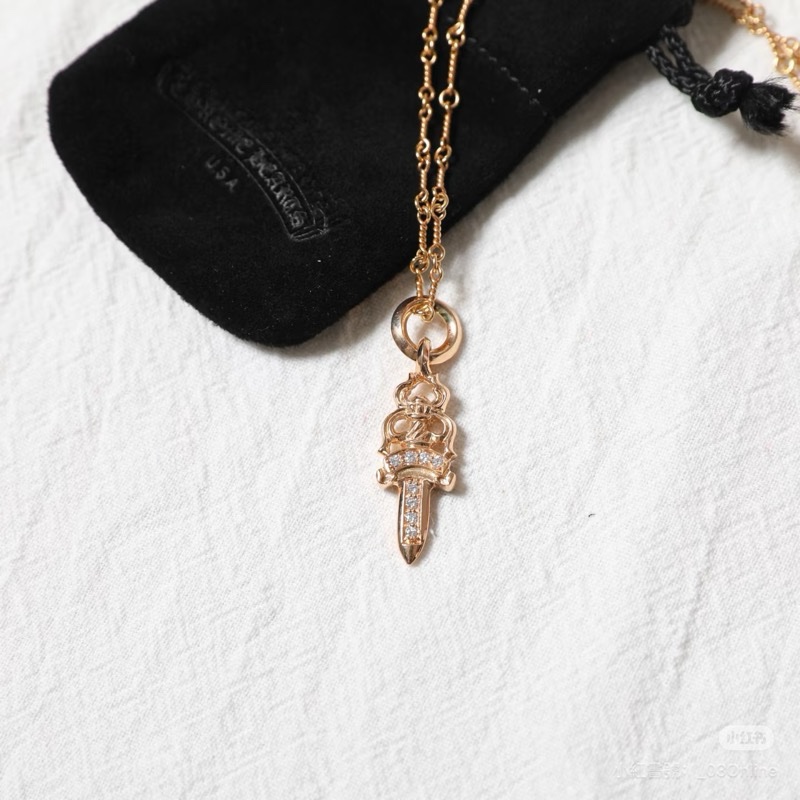 Chrome hearts 22K白鑽匕首-8