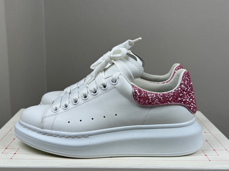 98新 麦昆/Alexander McQueen 粉紅閃閃 37碼-3