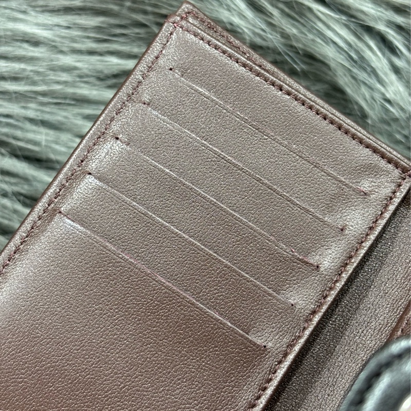 CHANEL AP0232 黑色 全皮 銀釦 三折 拉鍊零錢袋 錢包 中夾 卡夾 信用卡夾 皮夾-16