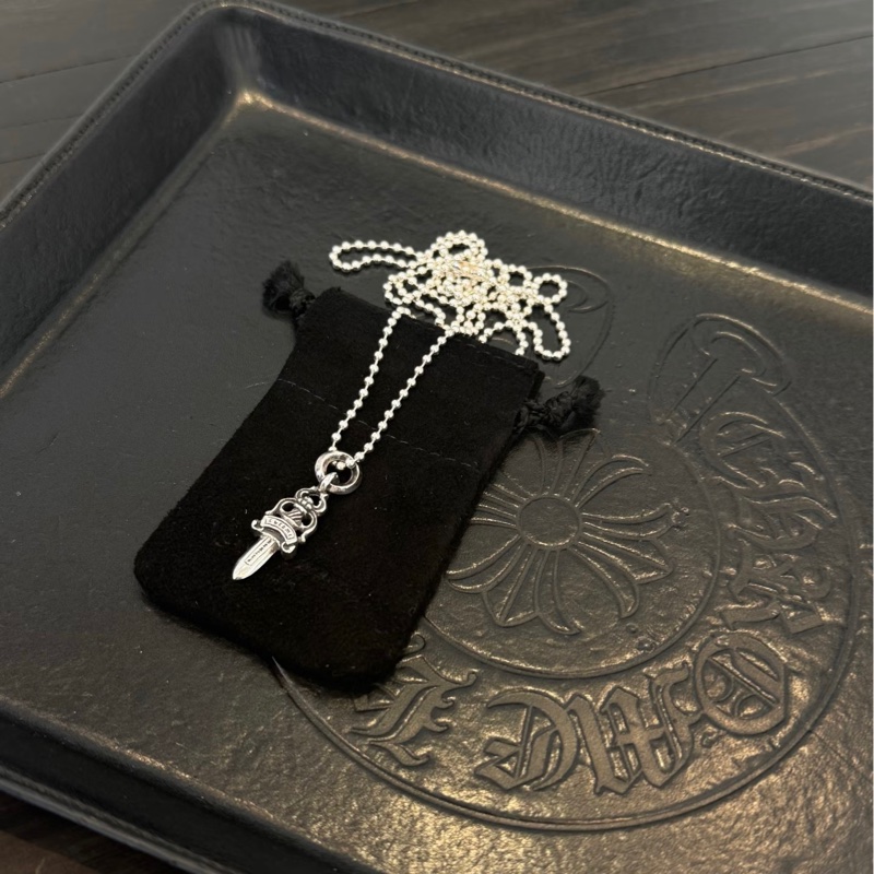 Chrome hearts 迷你匕首+5號匕首+珠鏈75cm-0