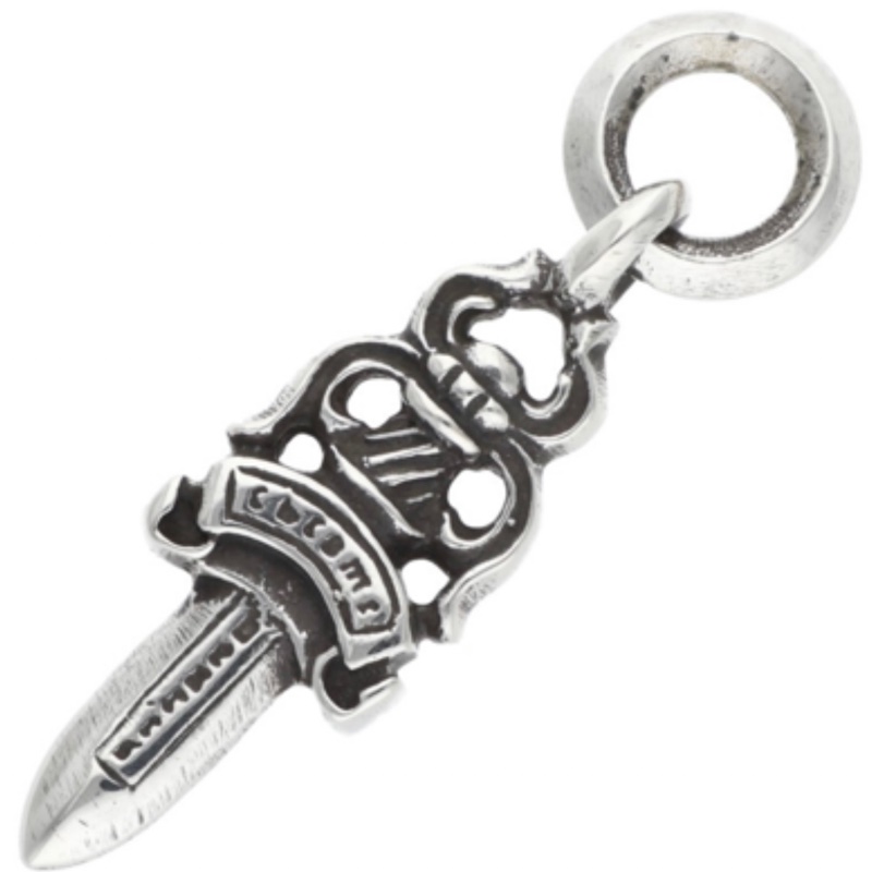 Chrome hearts 迷你匕首+5號匕首+珠鏈75cm-9
