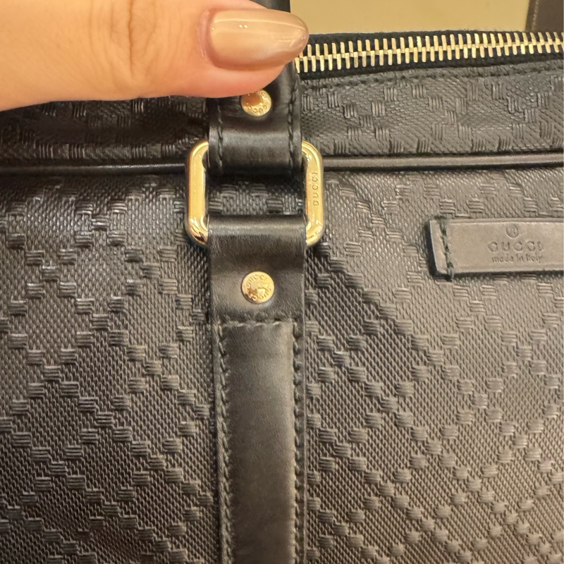 Gucci黑色手提公事包💼-20