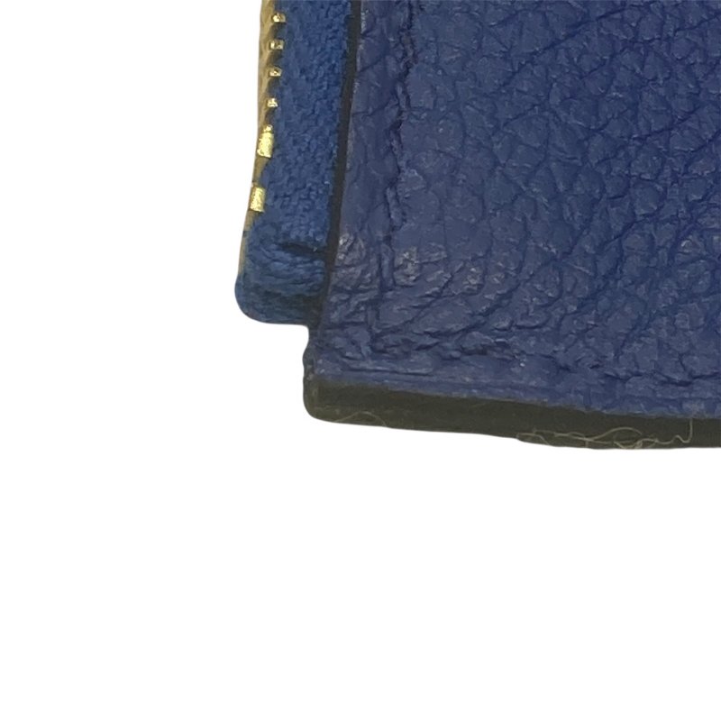 HERMES 愛馬仕 ROULIS SLIM 短夾 迷你腰包 皮革 紫色 金扣-9