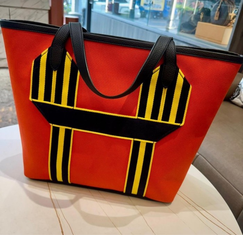 *SHIHNA名牌精品Hermès Pursangle Tote Bag u刻 橘色-0