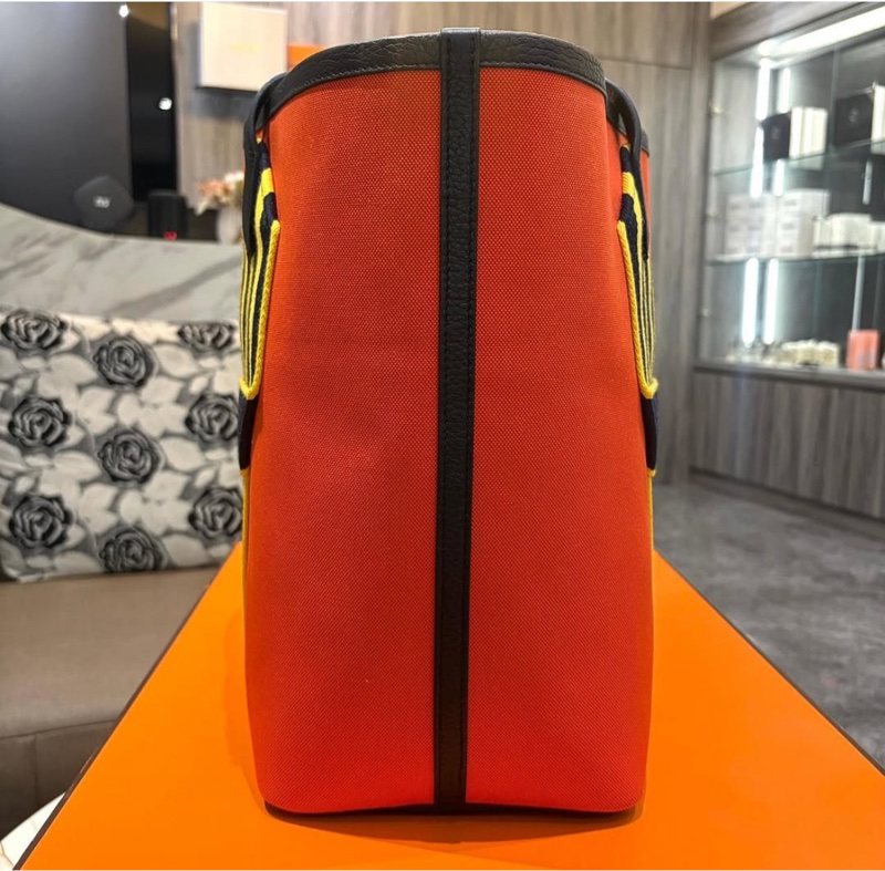 *SHIHNA名牌精品Hermès Pursangle Tote Bag u刻 橘色-3