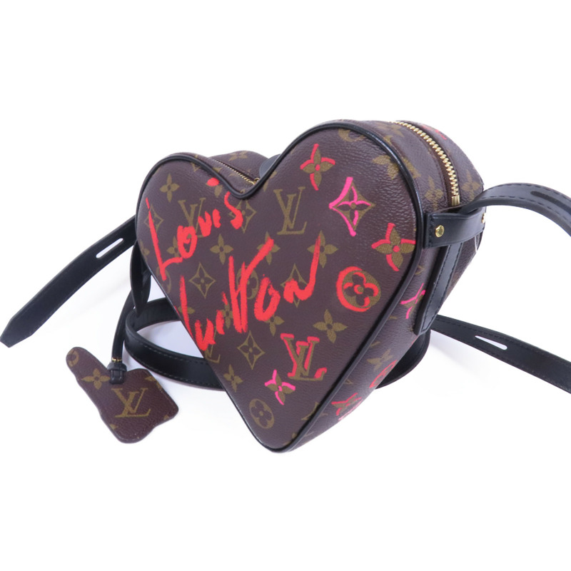 LOUIS VUITTON Monogram Sac Coeur Fall In Love金扣肩背袋棕色-2