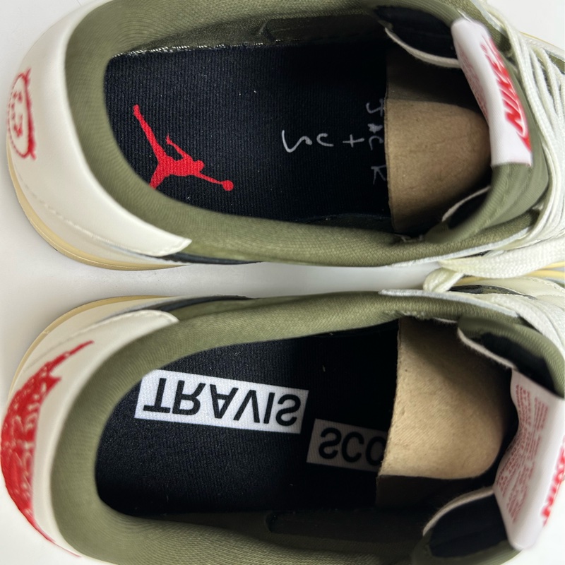 travis scott x air jordan 1 low og medium olive 橄欖綠 倒鉤 男鞋 DM7866-200-7