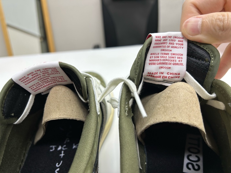 travis scott x air jordan 1 low og medium olive 橄欖綠 倒鉤 男鞋 DM7866-200-9