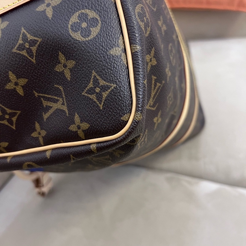 Lv 路易威登 keepall50老花徽章款 配件：肩帶 男女同款-11