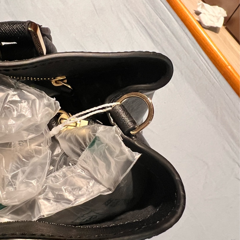 TORY BURCH Robinson 簡約皮革 女款小號手提單肩托特包-31