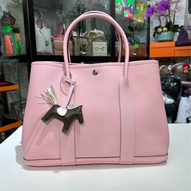 Hermès Garden Party 36 CK3Q Rose Sakura 櫻花粉-0