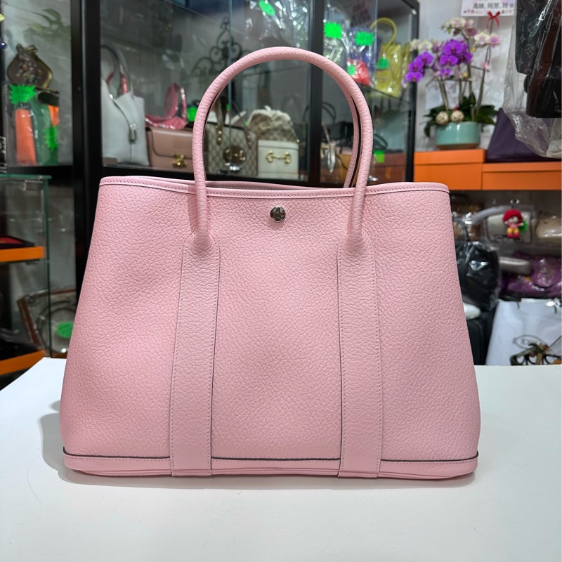 Hermès Garden Party 36 CK3Q Rose Sakura 櫻花粉-1