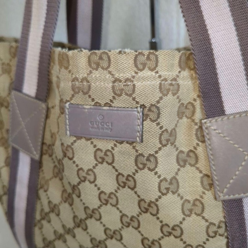 正品 GUCCI 古馳 手提包 托特包 稀有色 購物包 A4 可 小資精選-3