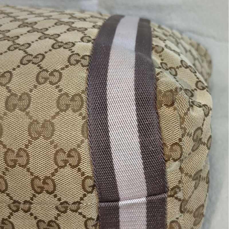 正品 GUCCI 古馳 手提包 托特包 稀有色 購物包 A4 可 小資精選-13