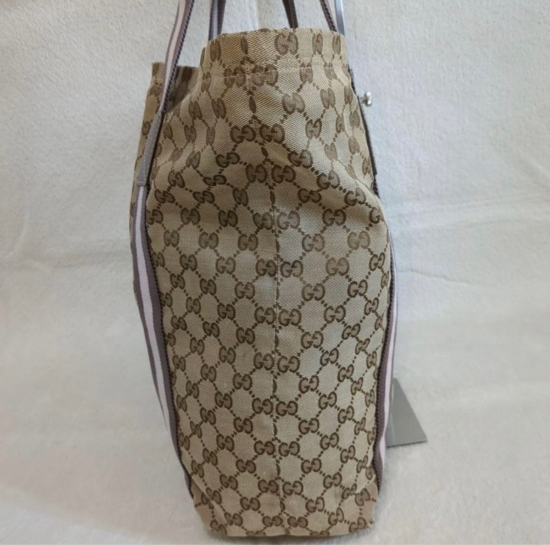 正品 GUCCI 古馳 手提包 托特包 稀有色 購物包 A4 可 小資精選-20
