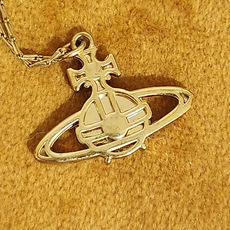 Vivienne westwood 金色項鍊-2
