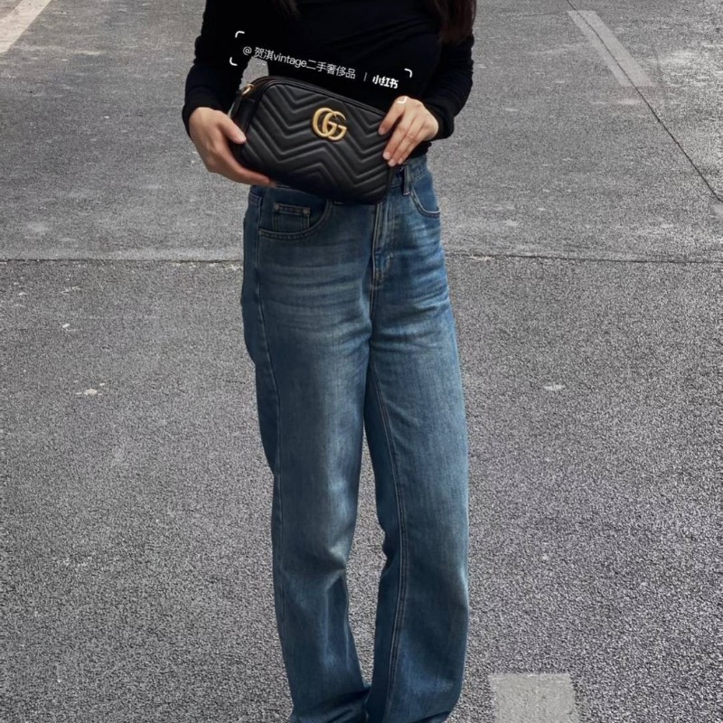 Gucci Marmont 24cm相機包-1