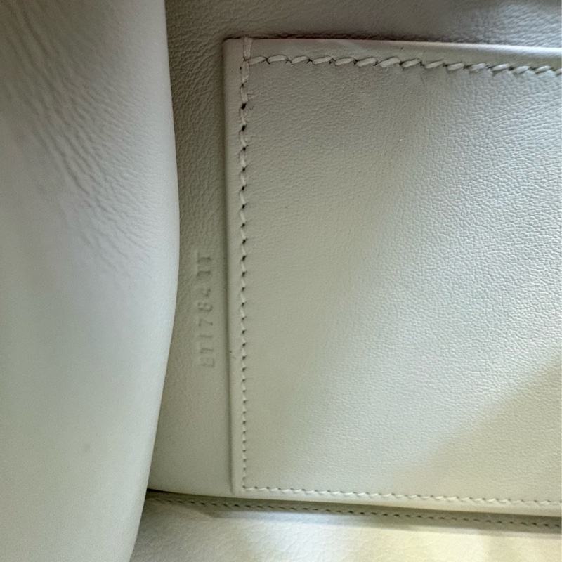 Hermès 愛馬仕 Kelly Danse 白色金扣 B刻-9