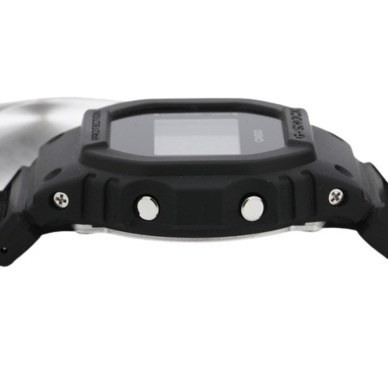 CASIO G-SHOCK Utility 黑色系列 DW-5600BCE-1DR 男士數位石英錶，附錶盤、不鏽鋼、樹脂和生態布料-2