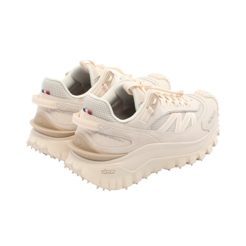MONCLER TRAILGRIP 運動鞋，皮革/聚醯胺材質，米色/多色，#37，全新女款-1