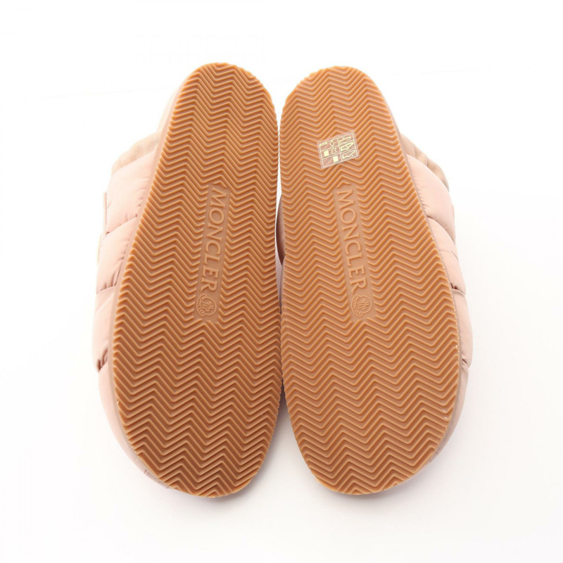 MONCLER MON POCKET MULE 涼鞋 4M00040M508051J38 布料粉紅 全新 女款-3