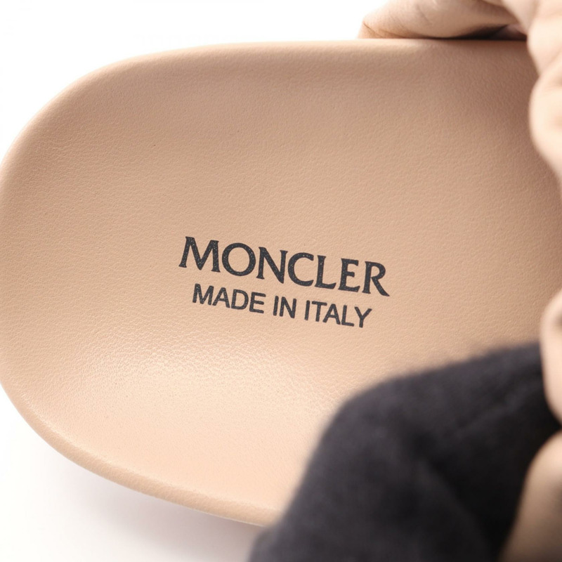 MONCLER MON POCKET MULE 涼鞋 4M00040M508051J38 布料粉紅 全新 女款-4