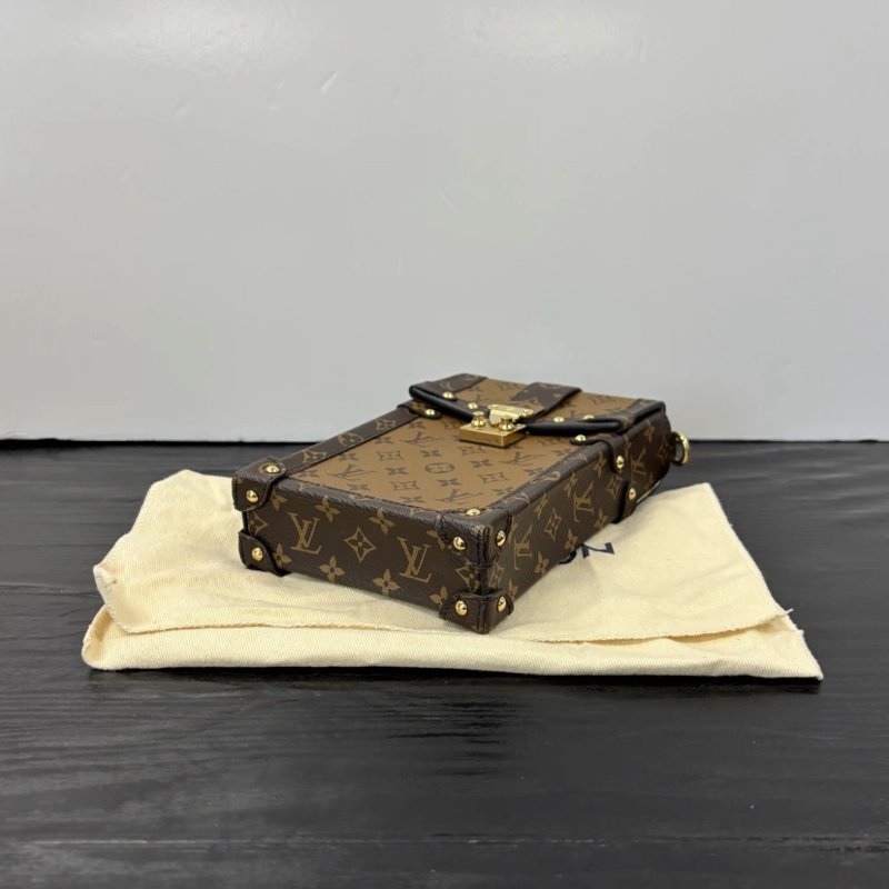 LV Trunk Vertical鏈條盒子手機包 11*17.5*3.5 全新閒置配件盒子塵袋購證-2