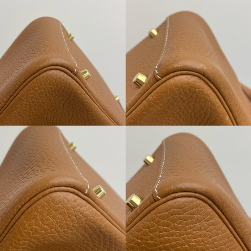 🌈Hermes🧡Mini Lindy一代🧡金棕金扣🌟98.5新🌈TC皮🌟-4