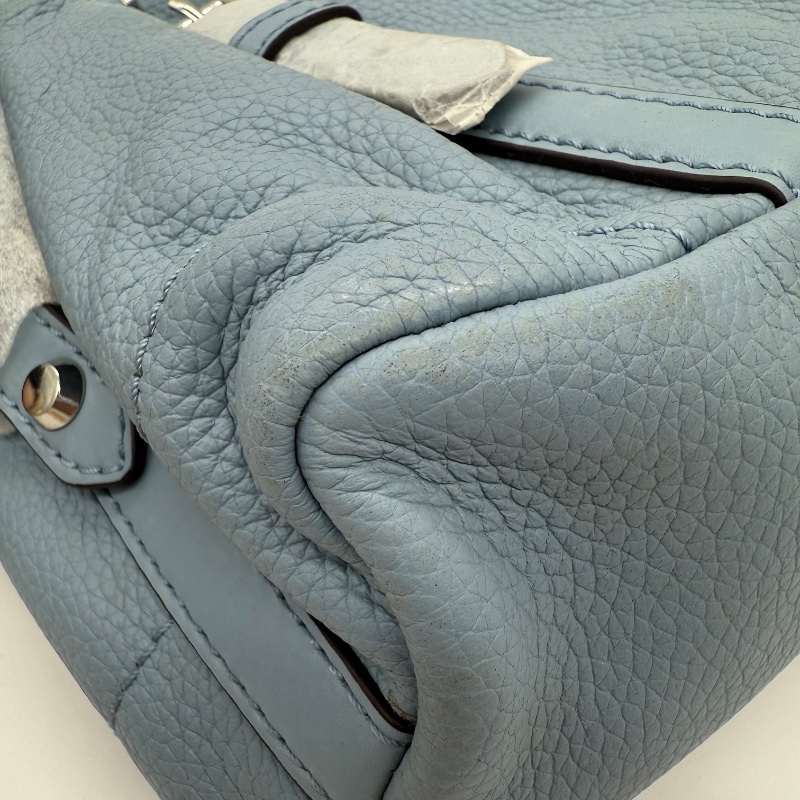 【存放未使用♥️】Michael Kors 寶寶藍 皮革 手提包 斜背包-8