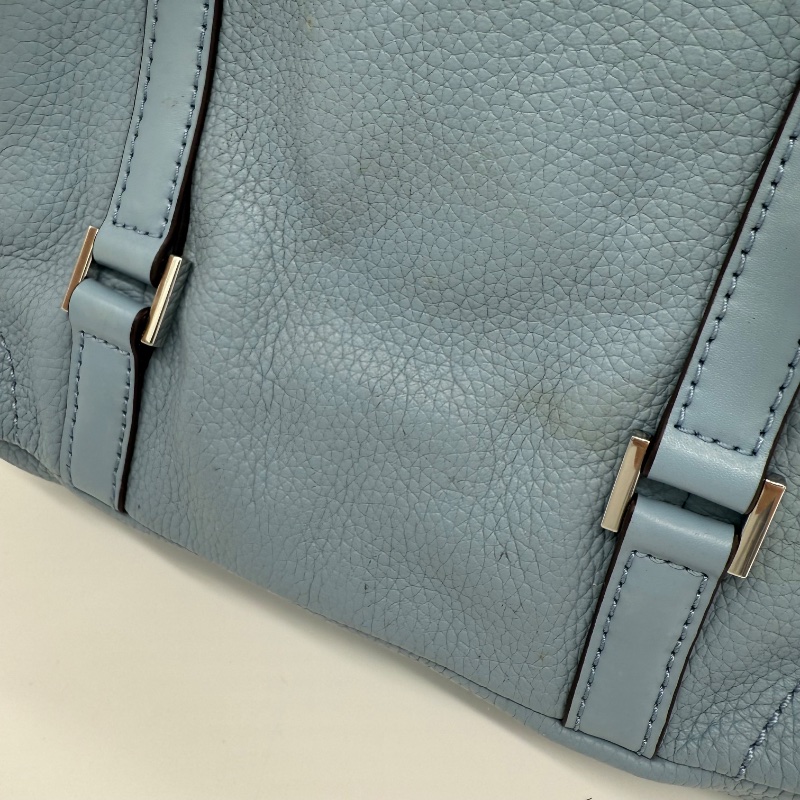 【存放未使用♥️】Michael Kors 寶寶藍 皮革 手提包 斜背包-9