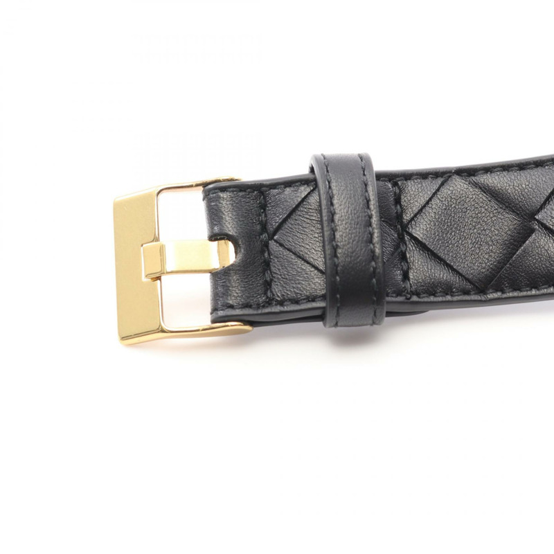 BOTTEGA VENETA Intrecciato 皮帶 799048VCPP5101980 皮革 黑色 全新女裝-1