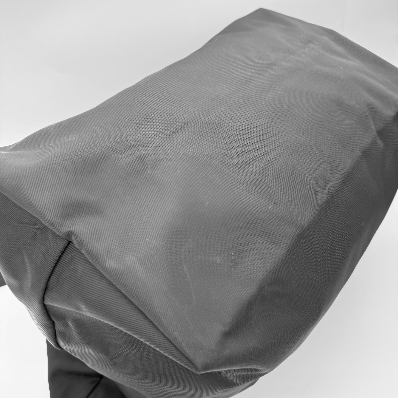 LONGCHAMP 黑色尼龍 手提托特包 旅行袋-10