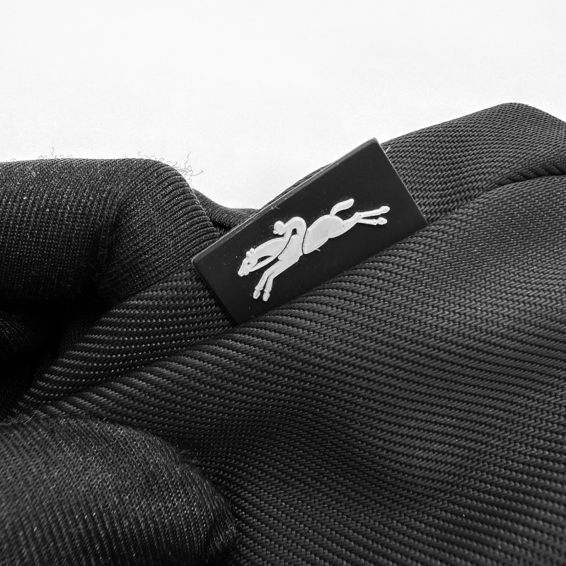 LONGCHAMP 黑色尼龍 手提托特包 旅行袋-14