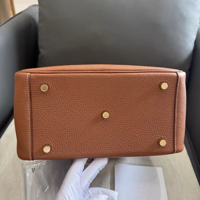 Hermes lindy 26 金棕金扣 全新原模還在 配件塵袋盒子-4