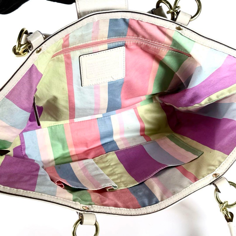 Coach 夏季海灘🏖️渡假風編織包-11