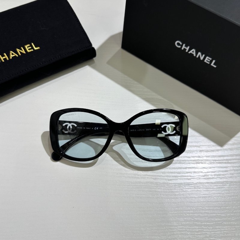 ✨Chanel CH3476 抗藍光墨鏡 全新全配-0