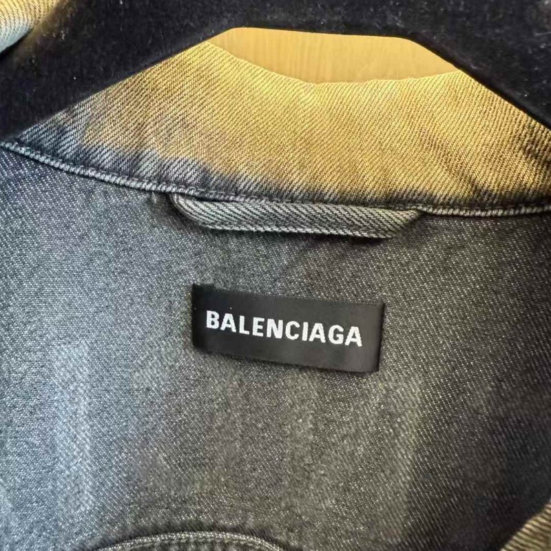 Balenciaga 牛仔外套 48號 男款 女生穿也好看-1