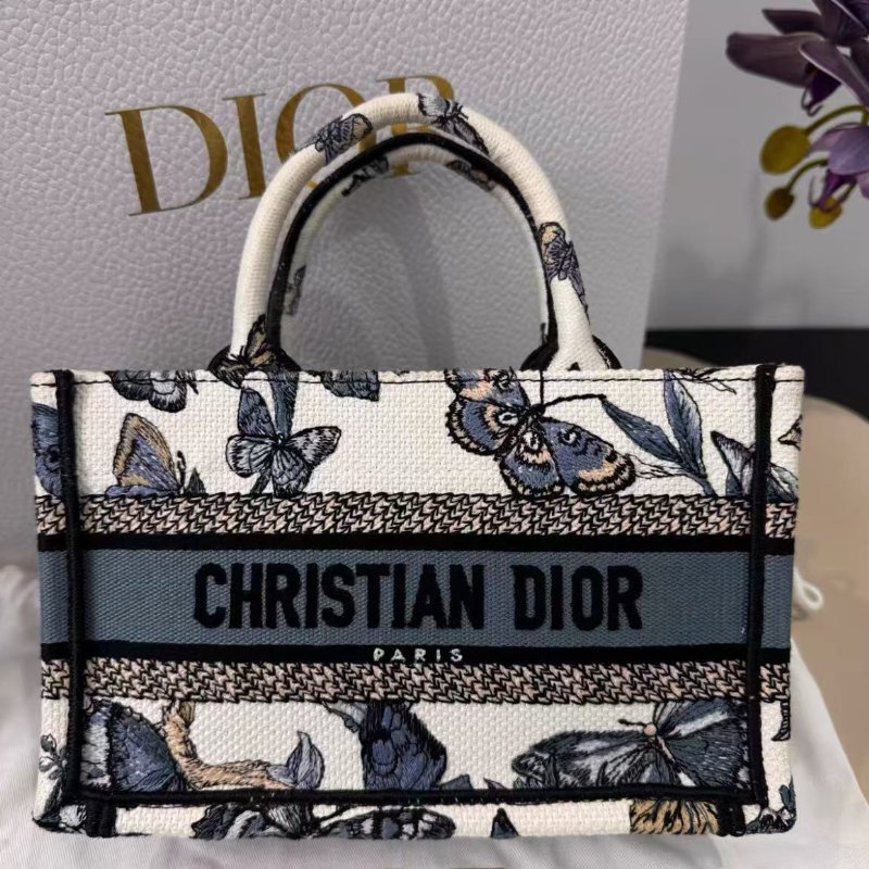 ✨dior mini托特蝴蝶肩帶款21.5*13*7.5cm 98新 配件塵袋盒子-2