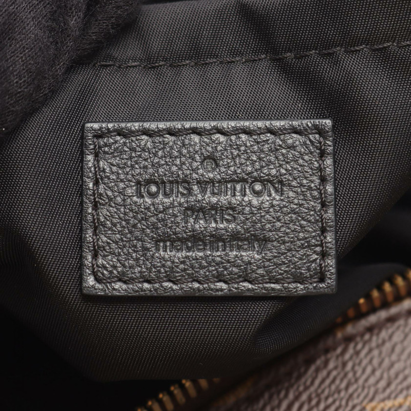 LOUIS VUITTON 棕櫚泉背包 MM M44874 字母帆布 棕色 二手-3