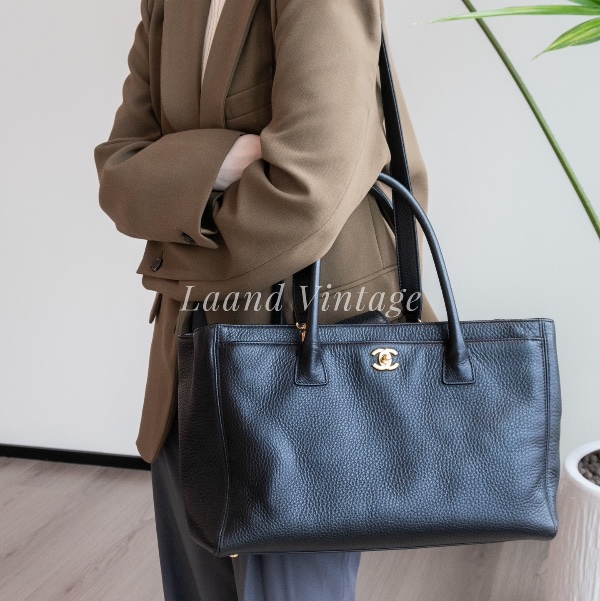 【CHANEL】香奈兒黑金cerf 中號-5