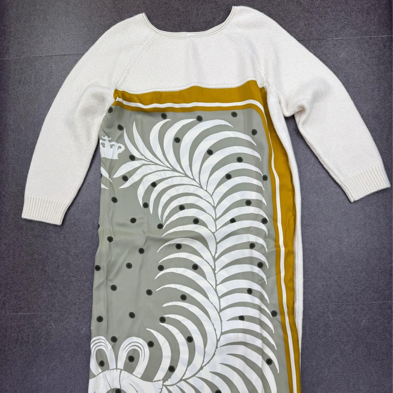 hermes 女裝絲綢長裙-1