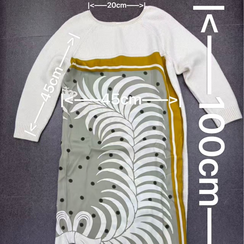 hermes 女裝絲綢長裙-5